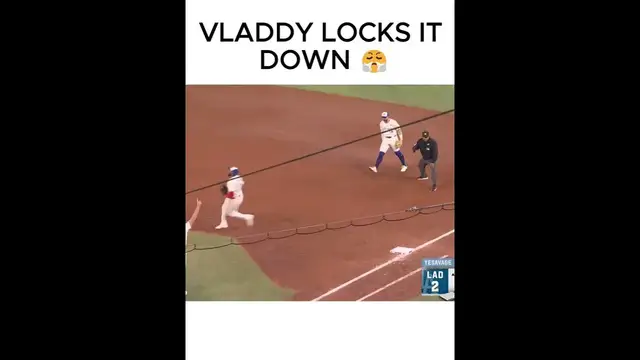 'Video thumbnail for Vladdy Jr. Starts the CLUTCH Double Play 😳💪'