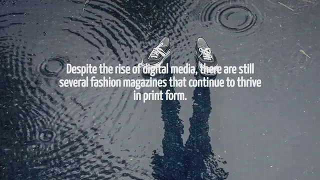 Video thumbnail for What Fashion Magazines Are Still In Print