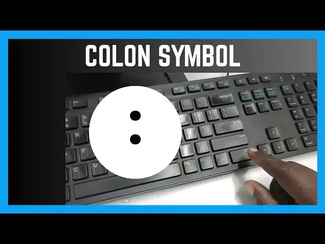 'Video thumbnail for How To Insert Colon On A Document | Keyboard Symbols'