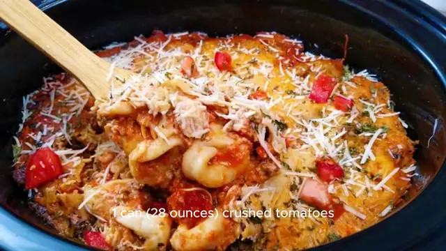 Video thumbnail for Slow Cooker Tortellini Recipe