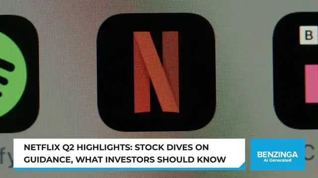 Video thumbnail for Netflix Stock Sinks On Outlook