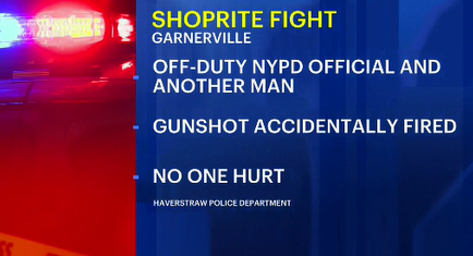 Video thumbnail for 2 men involved in fight at Rockland County supermarket that ends in accidental gunfire