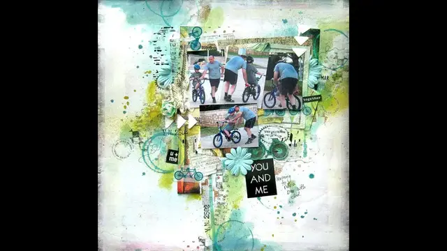 'Video thumbnail for Mixed Media Layout: You and Me'