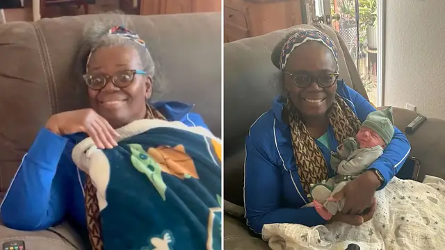 Video thumbnail for Grandma Battling Cancer Surprised With Grandson Home From NICU