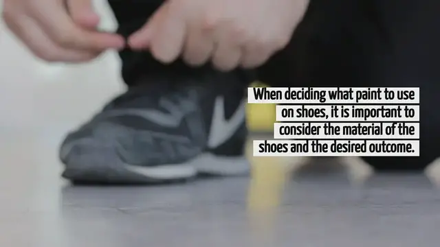 Video thumbnail for What Paint To Use On Shoes