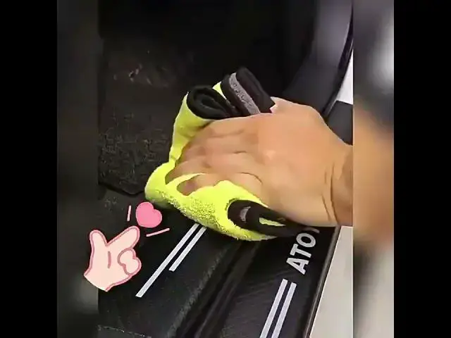 Video thumbnail for ملصقات ألياف الكربون لحماية عتبة باب السيارة لأوبل أسترا، إنسيجينيا، كورسا 🚗