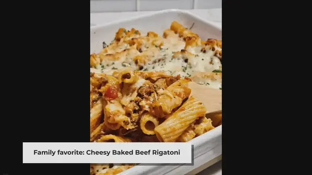 Video thumbnail for Baked Cheesy Rigatoni - Krystel's Cooking