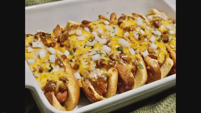 Video thumbnail for Chili Cheese Dog Bake