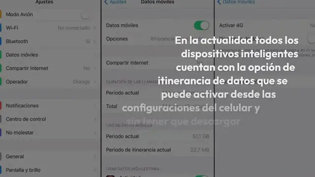 Video thumbnail for Itinerancia de datos: qué es y cuándo activarla