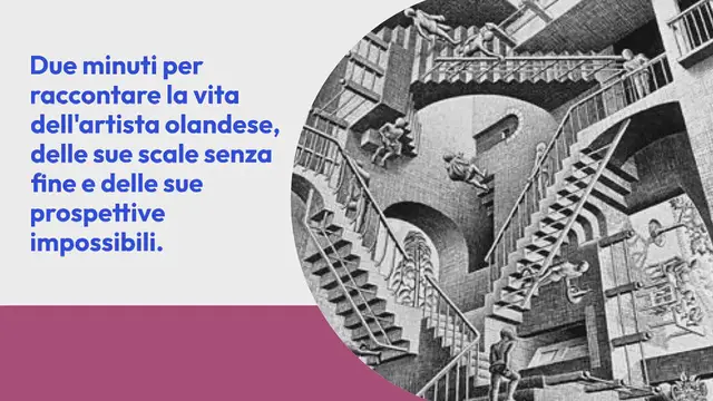 Video thumbnail for Maurits Cornelis Escher: breve biografia e opere principali in 10 punti