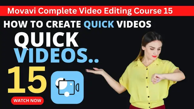 Video thumbnail for How to Create Quick Videos in Movavi Video Editor ⬆️ Movavi Video Editing Course For  2023 Video 15.