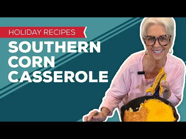 Video thumbnail for Holiday Cooking & Baking Recipes: Southern Corn Casserole Recipe | Thanksgiving Recipes Side Dishes