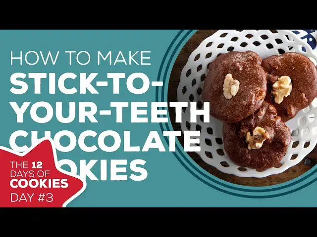 Video thumbnail for Blast From The Past: Stick-to-Your-Teeth Chocolate Cookies Recipe