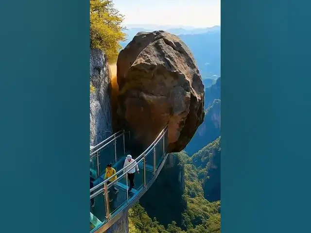 Video thumbnail for NO WAY! Cliffside Glass Walkway Crushed in Seconds! #GlassAdventure