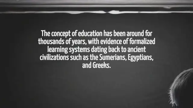 Video thumbnail for Who Invented Education