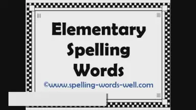 'Video thumbnail for 10 Elementary Spelling Words with Silent Letters'