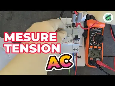 'Video thumbnail for Comment mesurer une tension électrique en alternatif avec un multimètre numérique ? ⚡'