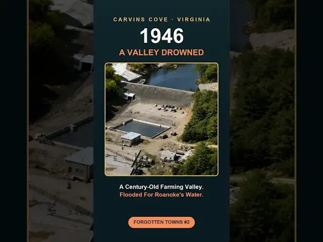 Video thumbnail for What happens when the water dries up at Carvins Cove #history #virginia #exploration