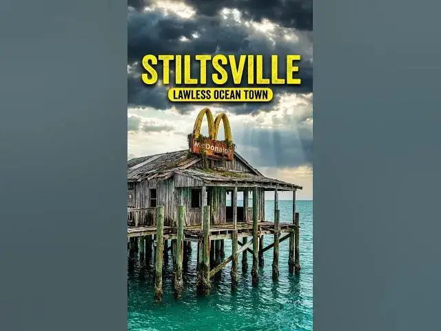 Video thumbnail for The Lawless Town Built OVER the Ocean 🌊🏠 #Florida #GhostTown #Shorts
