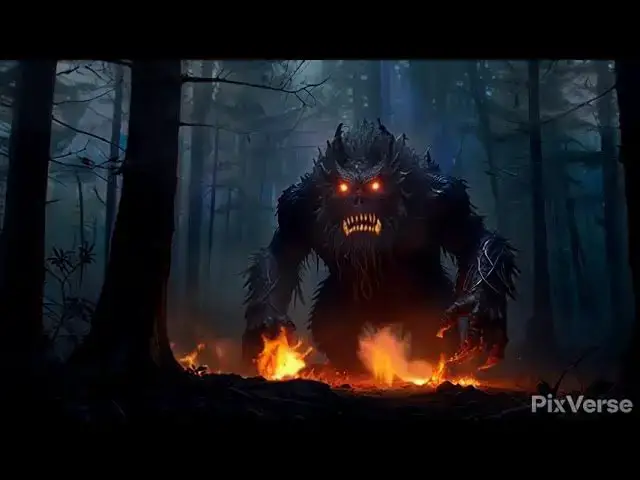 Video thumbnail for Wood creature lurking in the woods