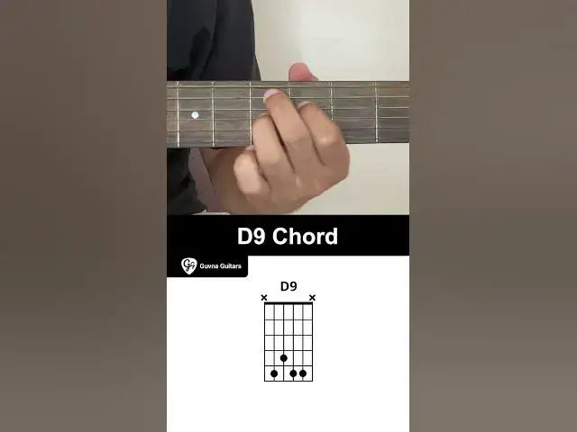 Video thumbnail for How To Play The D9 Chord On Guitar - Guvna Guitars