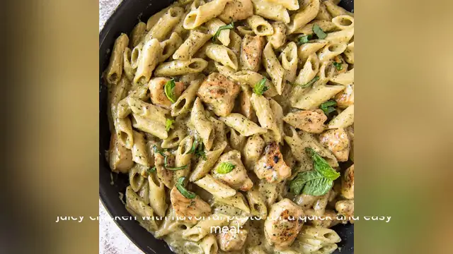 Video thumbnail for chicken pesto recipe