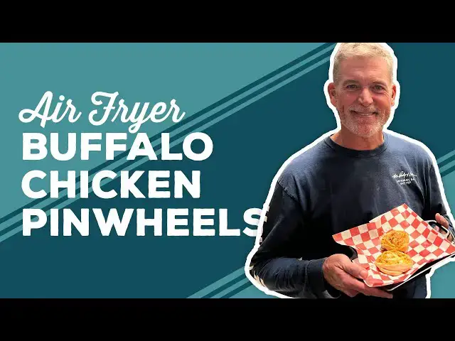 Video thumbnail for Love & Best Dishes: Air Fryer Buffalo Chicken Pinwheels Recipe | Air Fryer Week