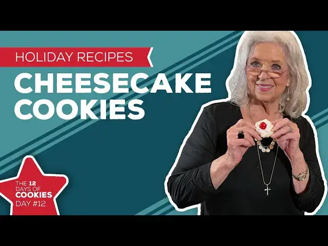 Video thumbnail for Holiday Cooking & Baking Recipes: Cheesecake Cookies Recipe - 12th Day of Christmas Cookies