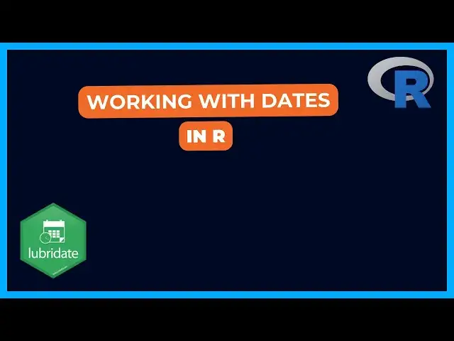 'Video thumbnail for Working with Dates in R'