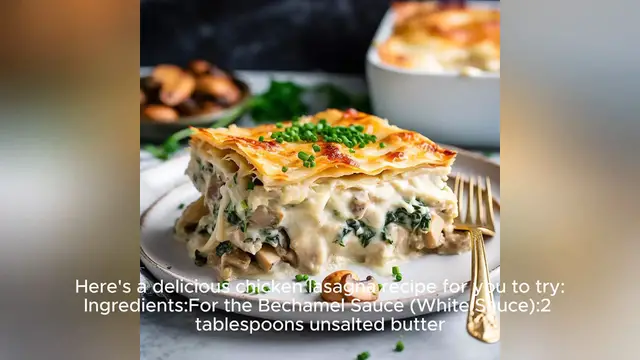 Video thumbnail for chicken lasagna recipe