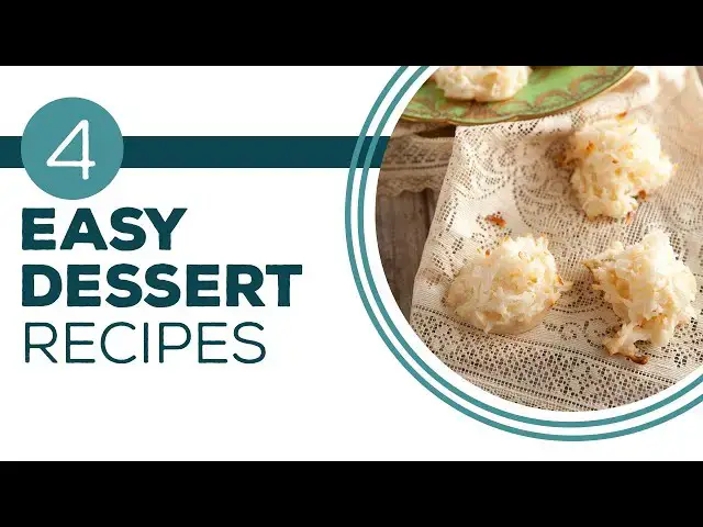 Video thumbnail for Full Episode Fridays: Simple Desserts - 4 Easy Dessert Recipes