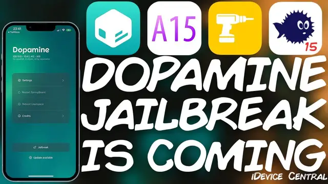 Video thumbnail for Dopamine JAILBREAK RELEASE Coming Soon! A12+ Jailbreak With Tweaks! (Fugu15 Max Successor)