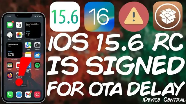 Video thumbnail for iOS 16.0 - 16.1.2 JAILBREAK IMPORTANT Info: iOS 15.6 RC Still Signed For OTADelay Method! ACT NOW!