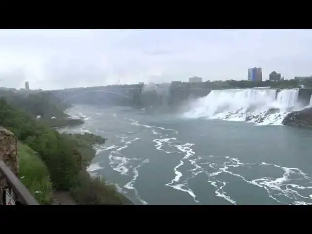 Video thumbnail for Niagara Falls on USA / Canada Border. Including Maid of the Mist Boat Tour