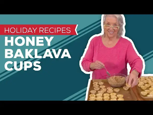 Video thumbnail for Holiday Cooking & Baking Recipes: Honey Baklava Cups Recipe