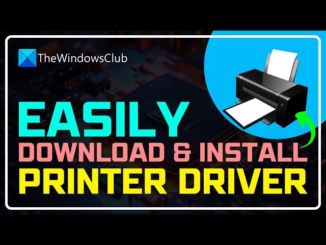 Video thumbnail for How to Download and Install PRINTER DRIVER or FIRMWARE for Windows 11
