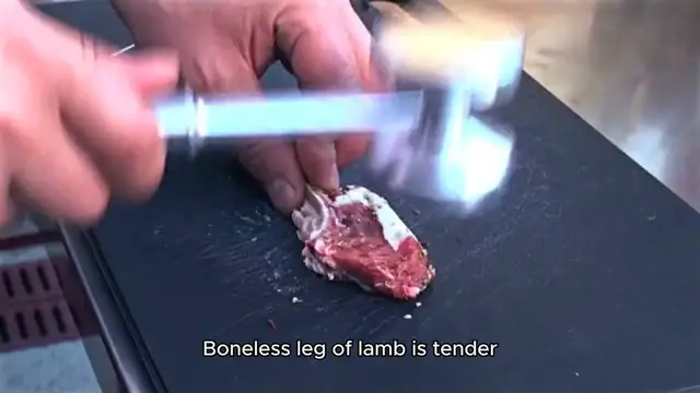 Video thumbnail for boneless leg of lamb recipe