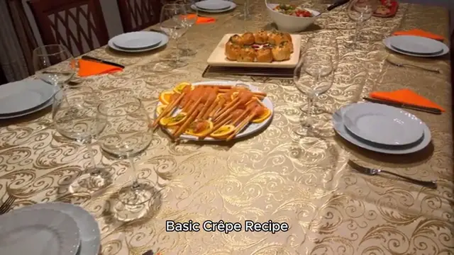 Video thumbnail for basic crepe recipe