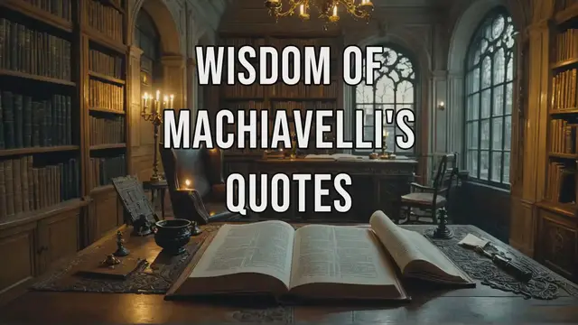 Video thumbnail for Wisdom of Machiavelli's Quotes