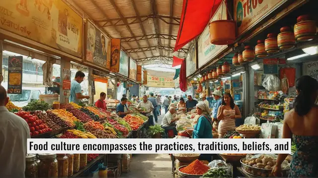 Video thumbnail for Exploring Food Culture Traditions and Trends