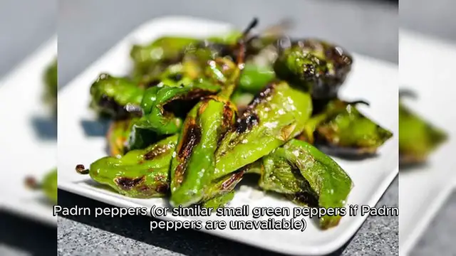 Video thumbnail for Pimientos de padron Recipe