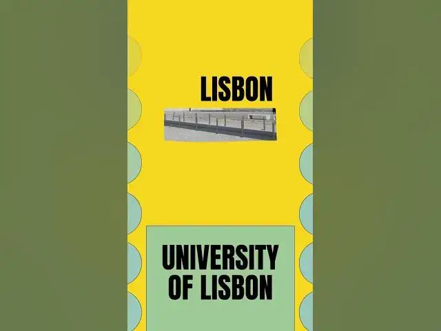 Video thumbnail for 5 Best Universities in Portugal for International Students #shorts