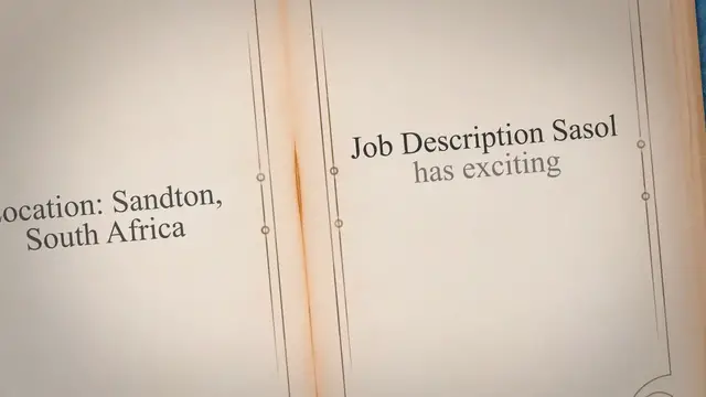 'Video thumbnail for SASOL: LEARNERSHIPS'
