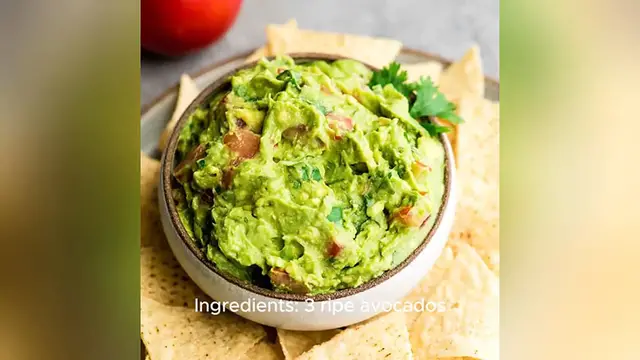 Video thumbnail for recipe for guacamole