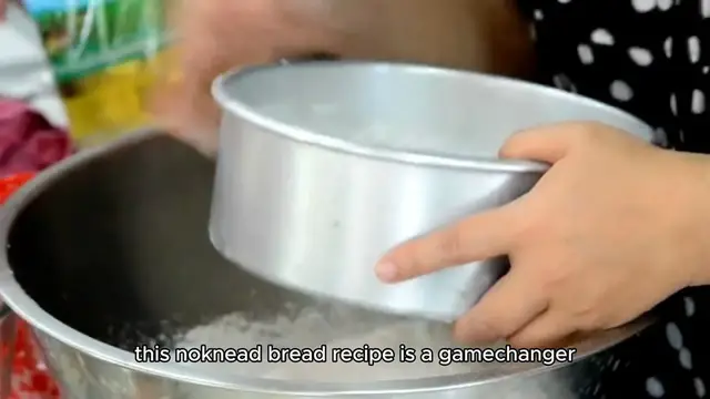 Video thumbnail for no knead bread recipe