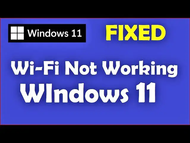 Video thumbnail for How to Fix WiFi Not Working on Windows 11 (100% Working Solutions)