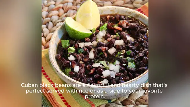 Video thumbnail for cuban black beans recipe