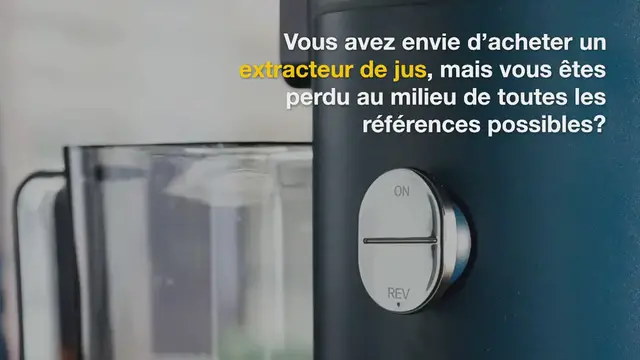 Video thumbnail for Comment bien choisir son extracteur de jus ?