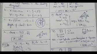 Video thumbnail for 10th Maths 2nd MidTerm Answer Keys 2019-20 | Tirunelveli District | English Medium
