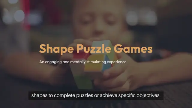 'Video thumbnail for Shape Puzzle Games'